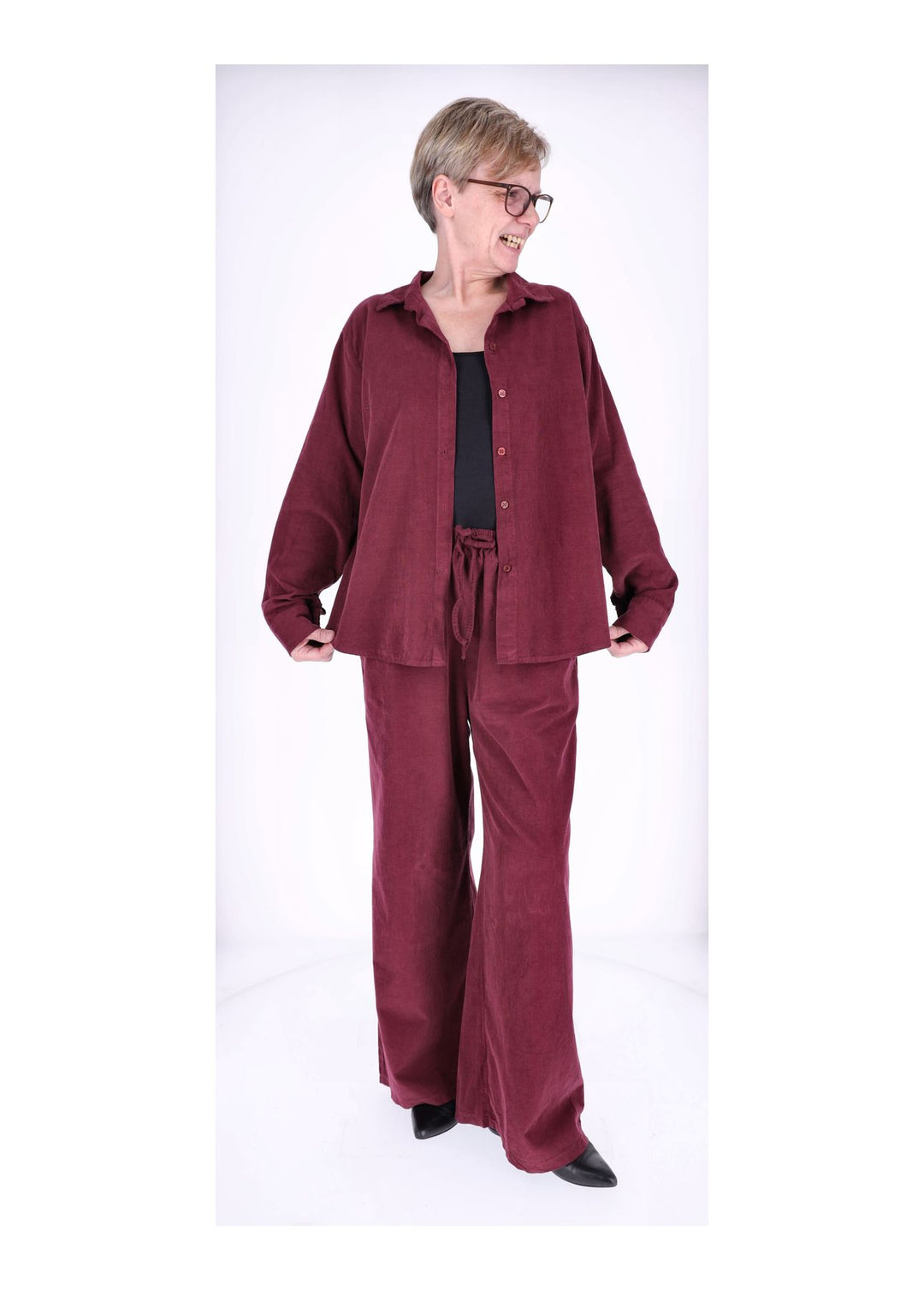 Splash of Color Schlupfhose Damen Feincord