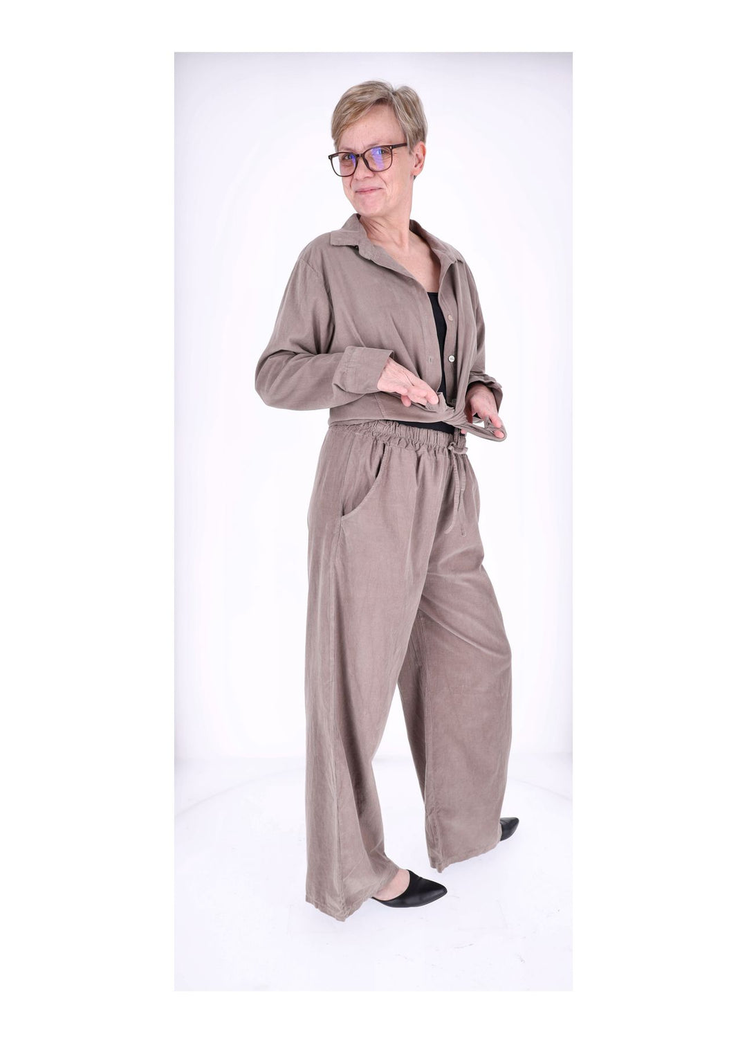 Splash of Color Schlupfhose Damen Feincord