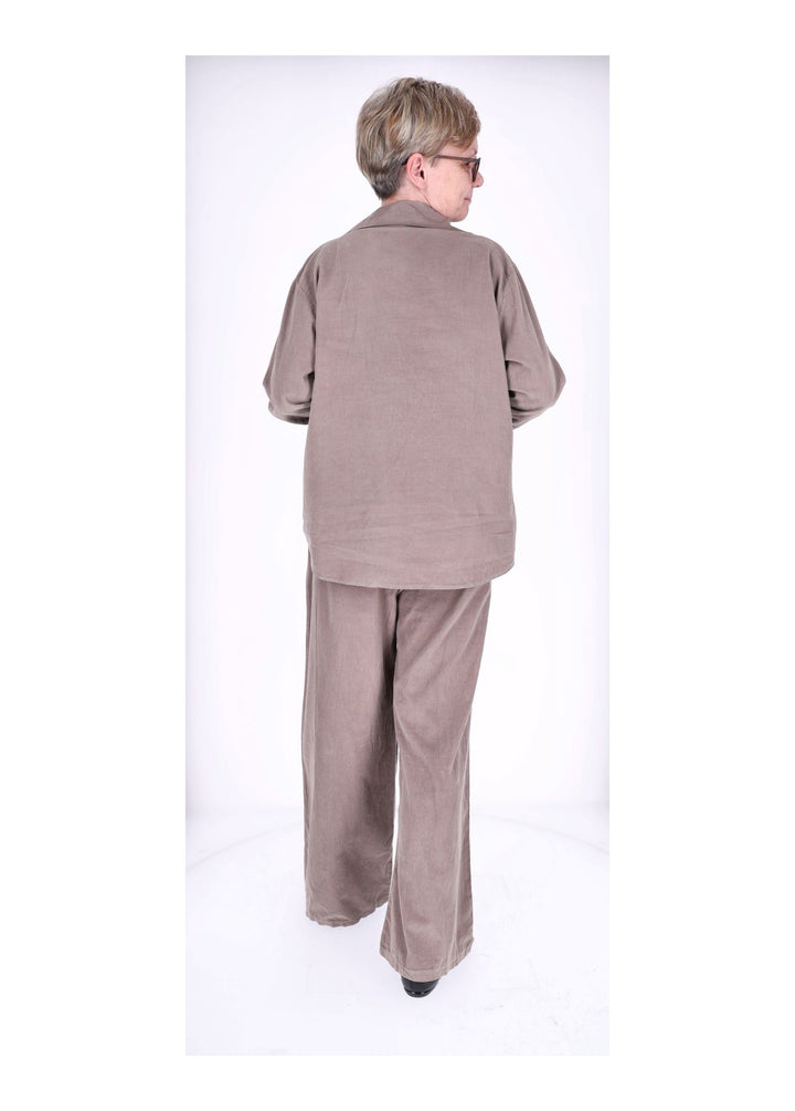 Cord-Bluse Damen Splash of Color