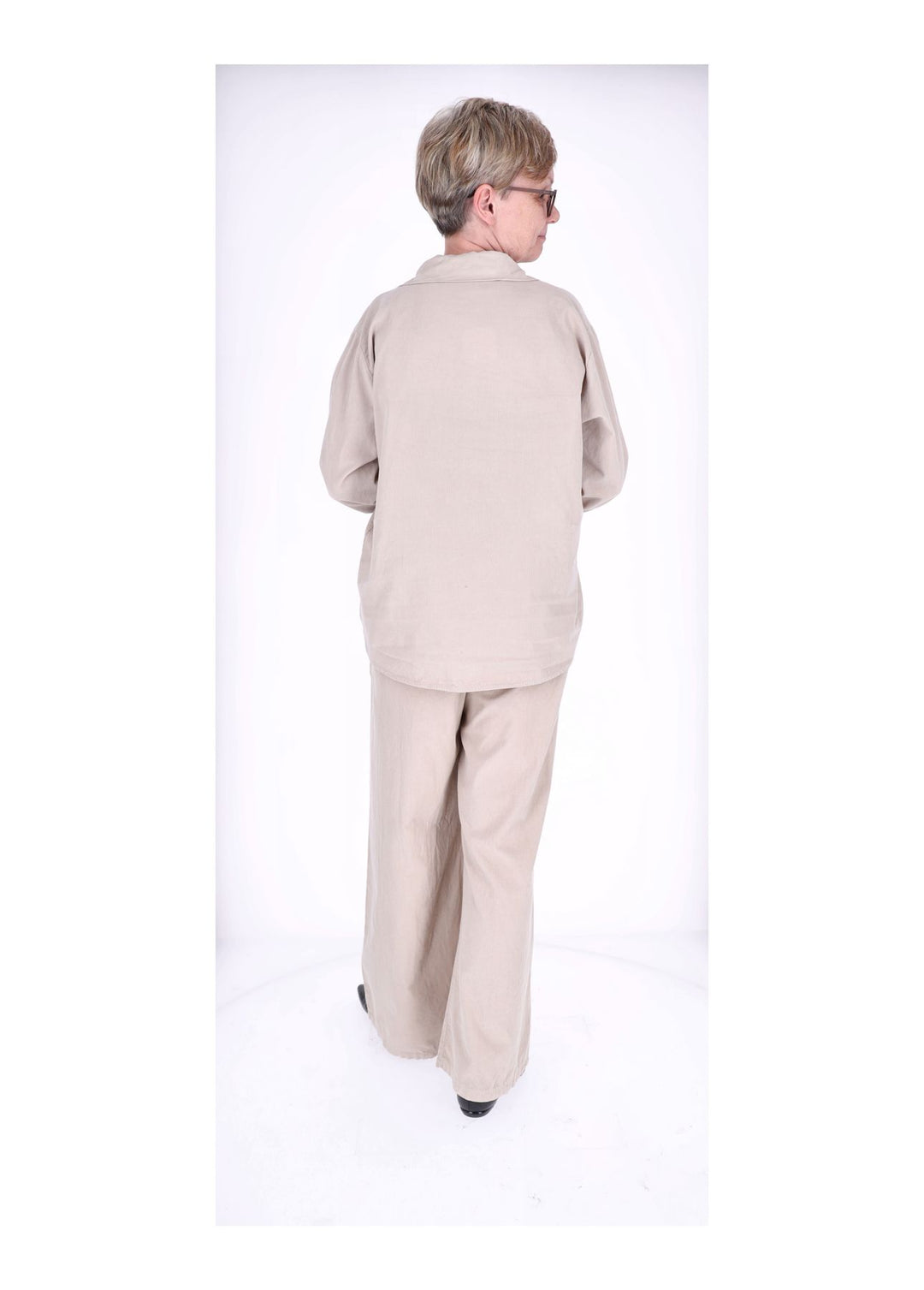 Cord-Bluse Damen Splash of Color