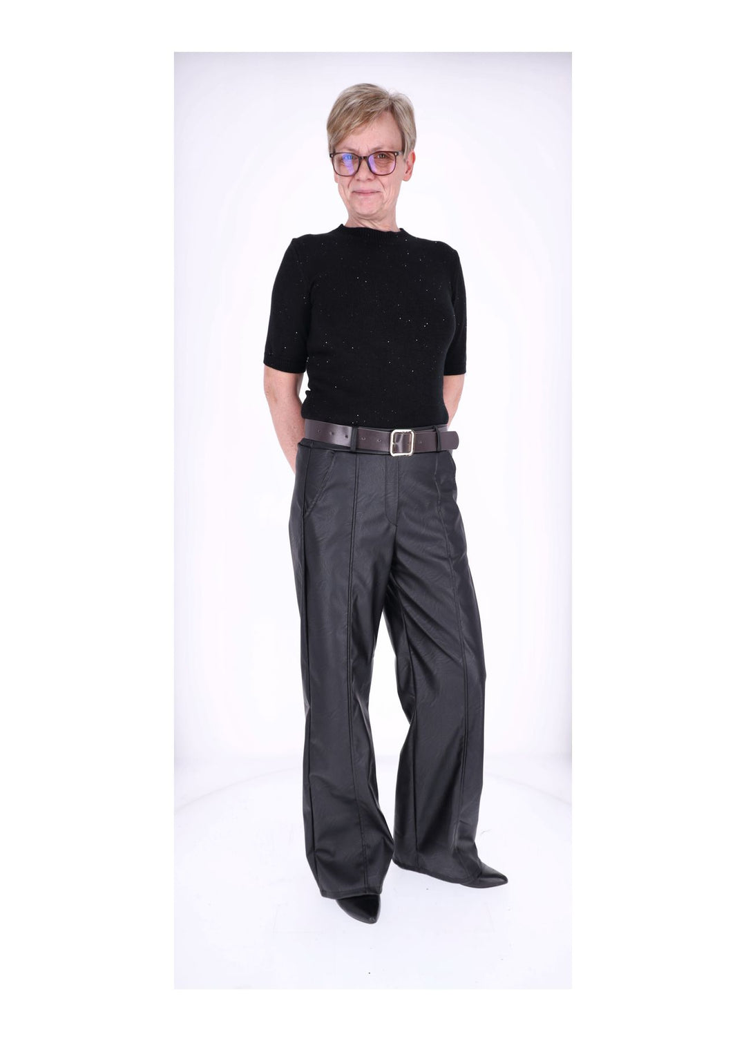 Splash of Color Wide-Leg Hose Damen