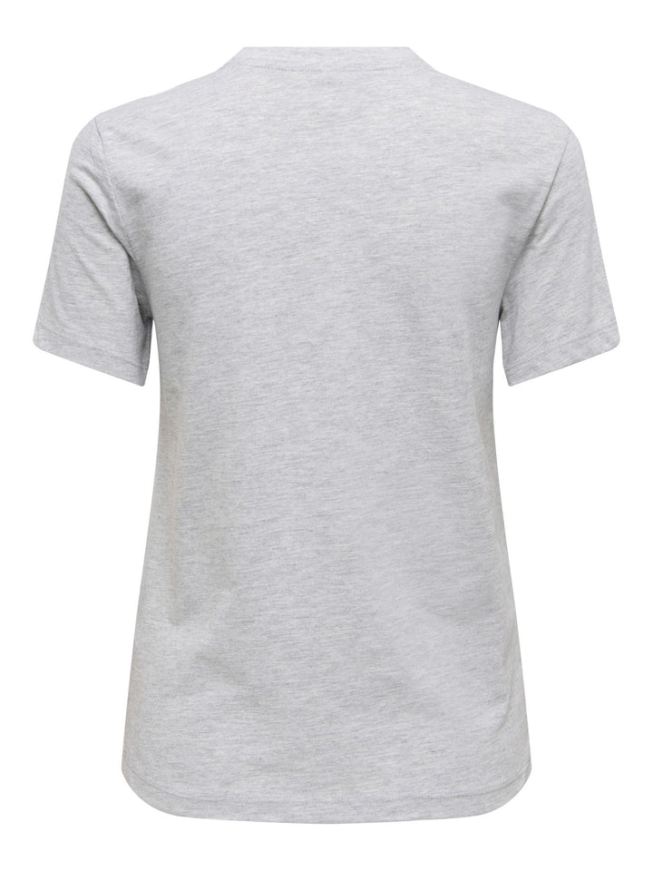 ONLY Damen T-Shirt Kurzarm Bio-Baumwolle