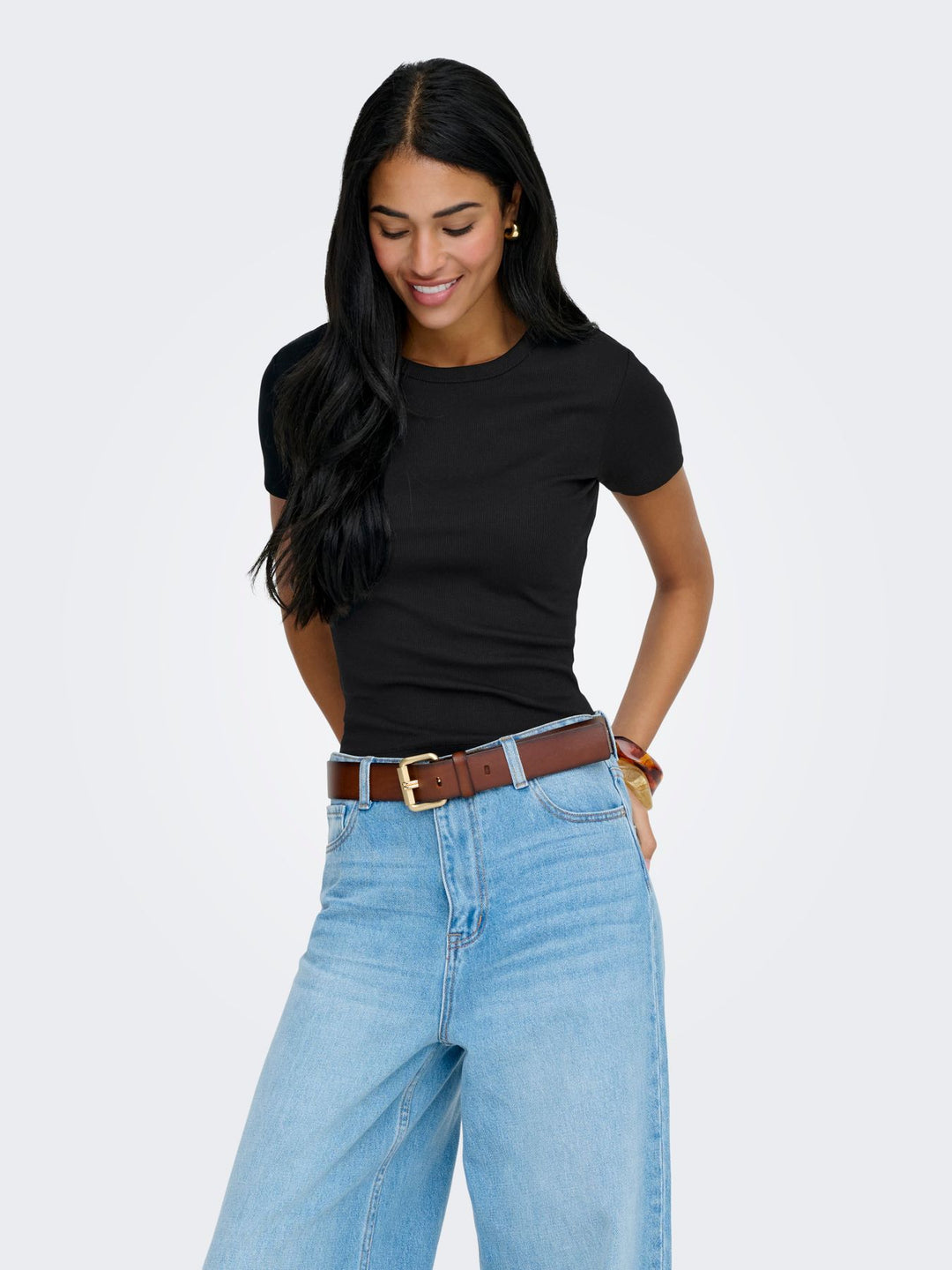 ONLY Rundhals T-Shirt Damen