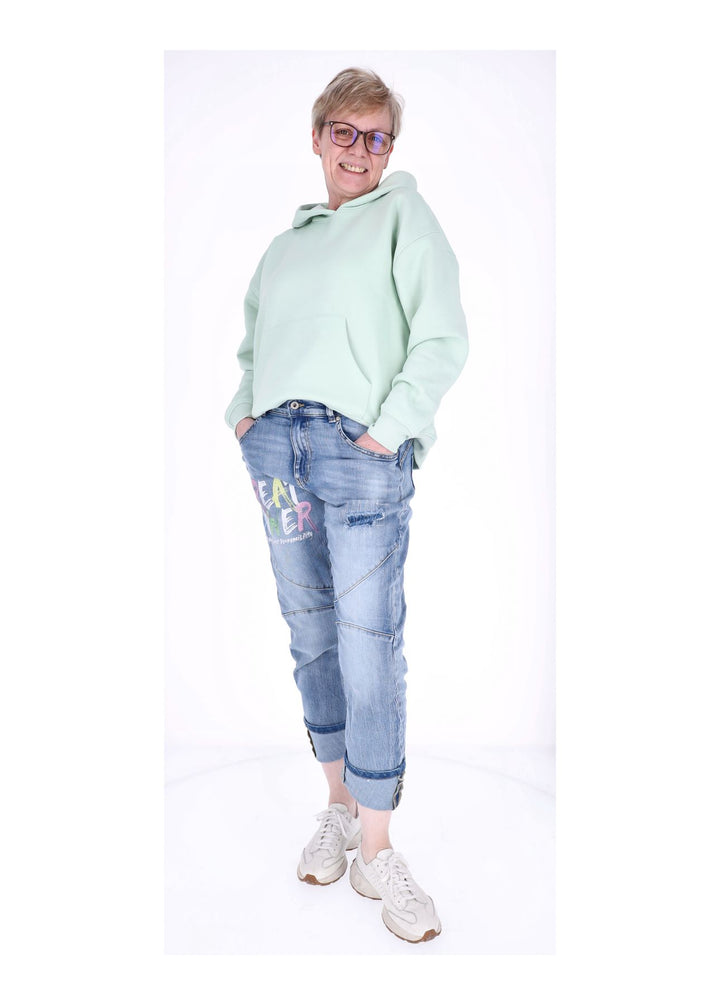 Splash of Color Damen Jeans Used-Optik