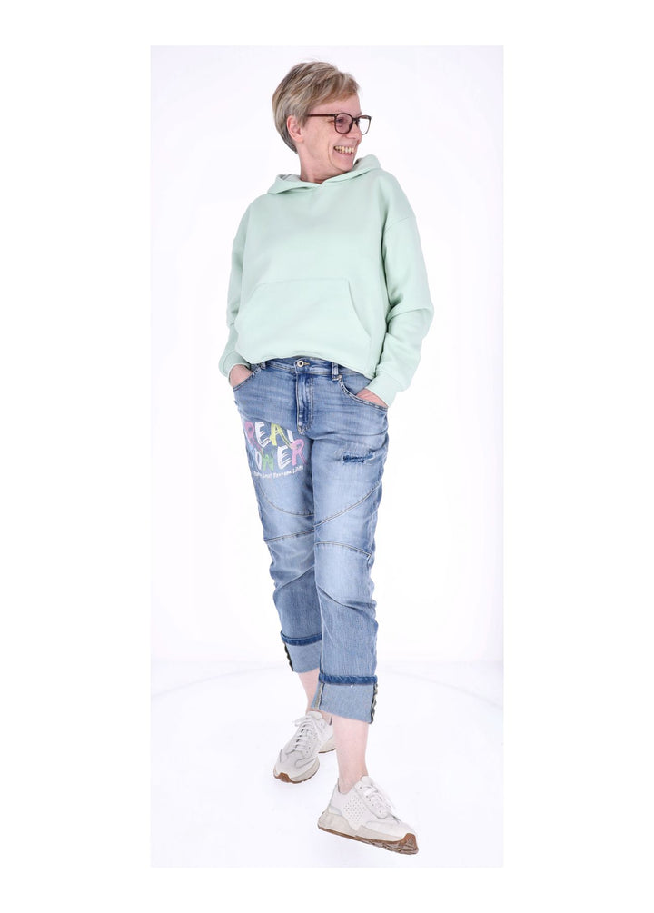 Splash of Color Damen Jeans Used-Optik