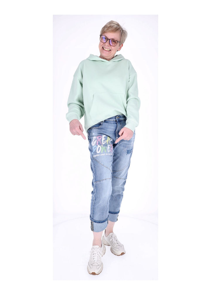 Splash of Color Damen Jeans Used-Optik