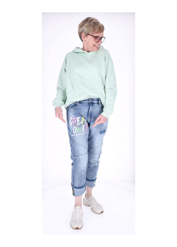 Splash of Color Damen Jeans Used-Optik