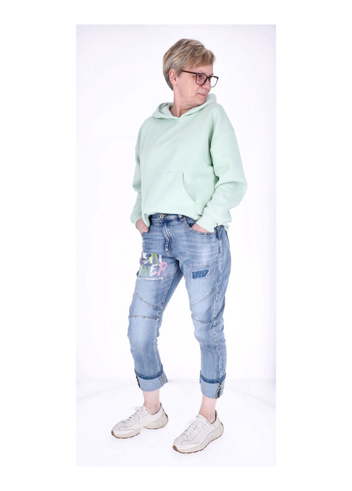 Splash of Color Damen Jeans Used-Optik