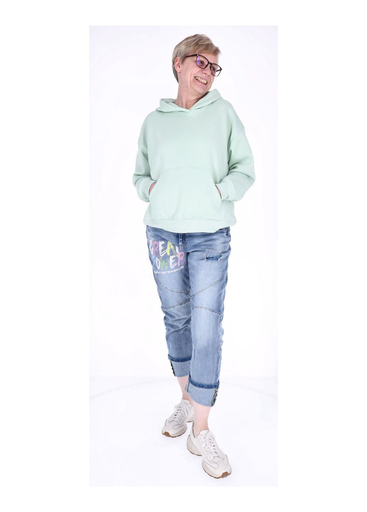 ONLY Damen Hoodie mit Smiley