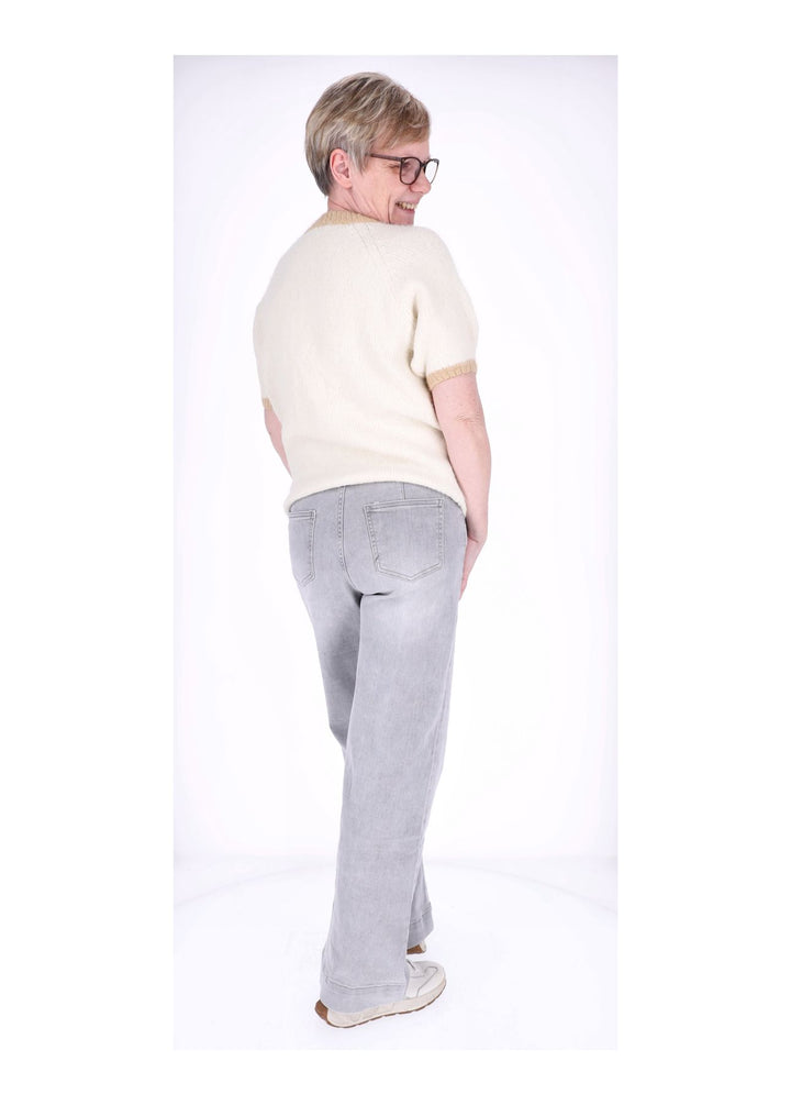 Splash of Color Jeans Damen weites Bein