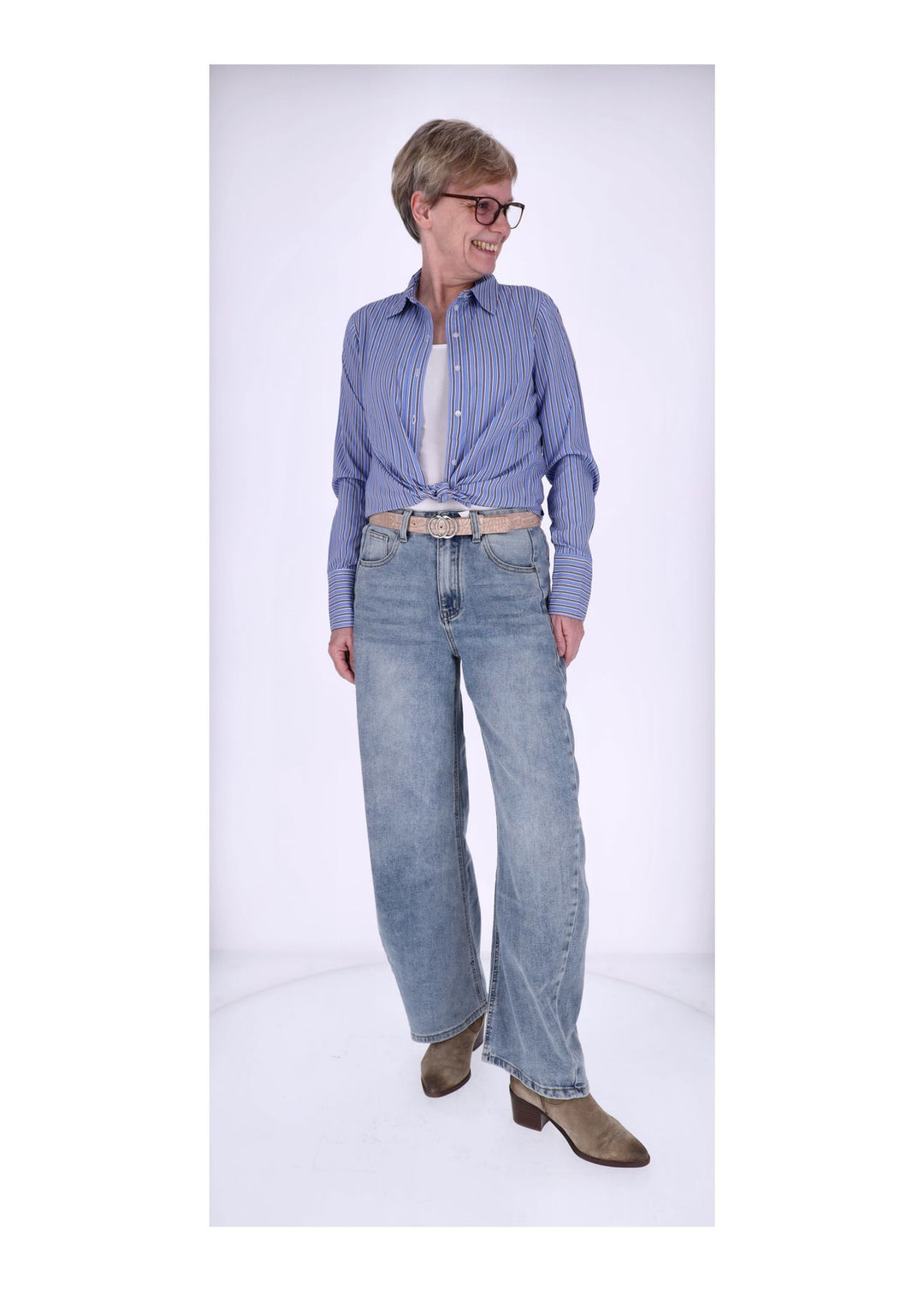 Splash of Color Damen Jeans Balloon