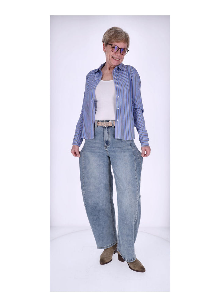 Splash of Color Damen Jeans Balloon