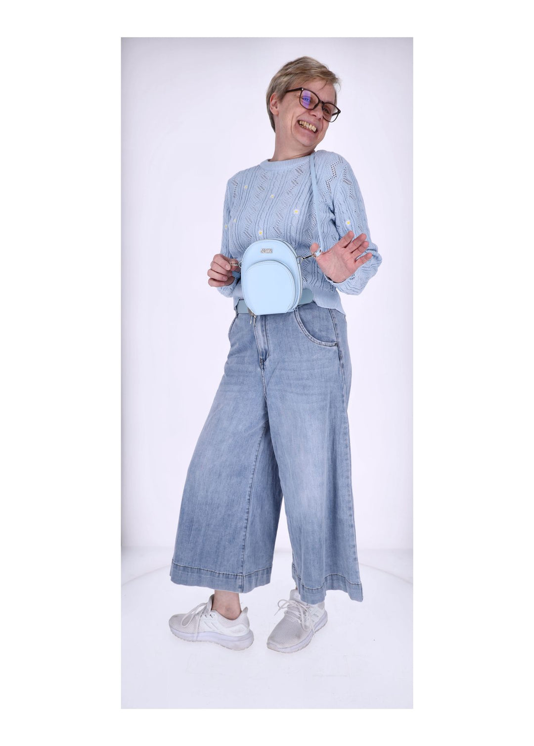 Splash of Color Damen Jeans Culotte