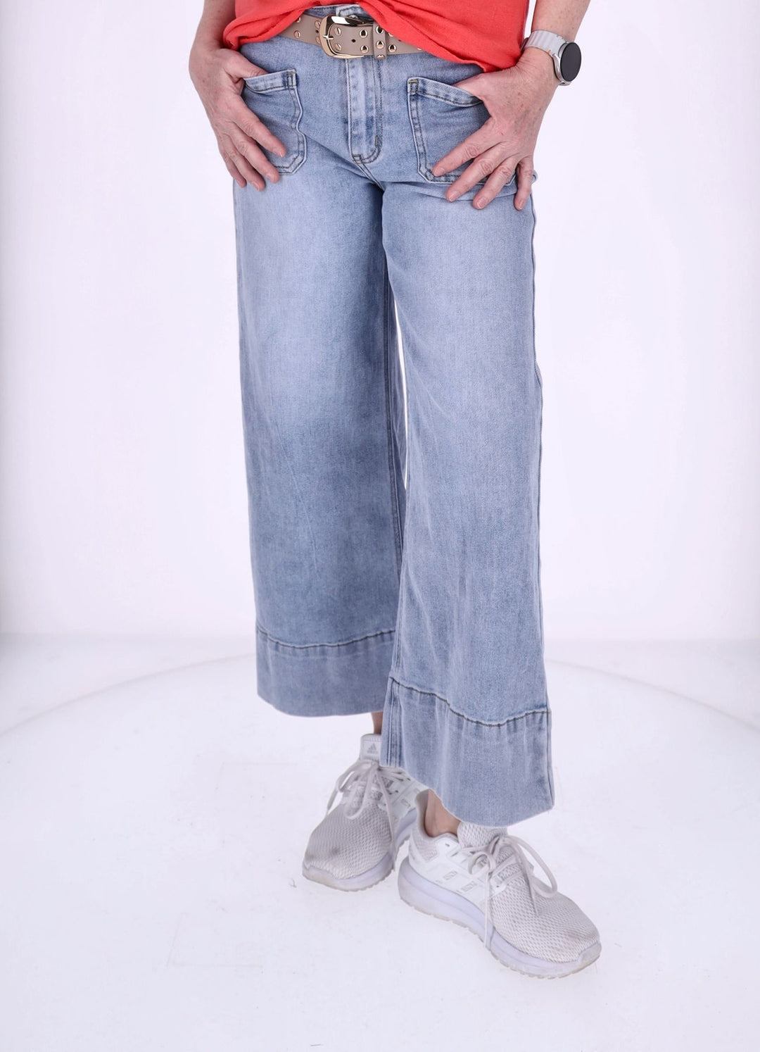 Splash of Color Culotte Jeans Damen