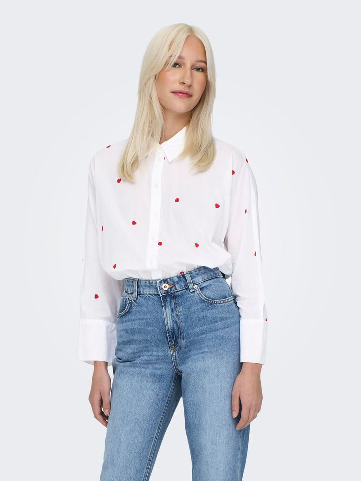 ONLY Lina Grace Bluse Langarm