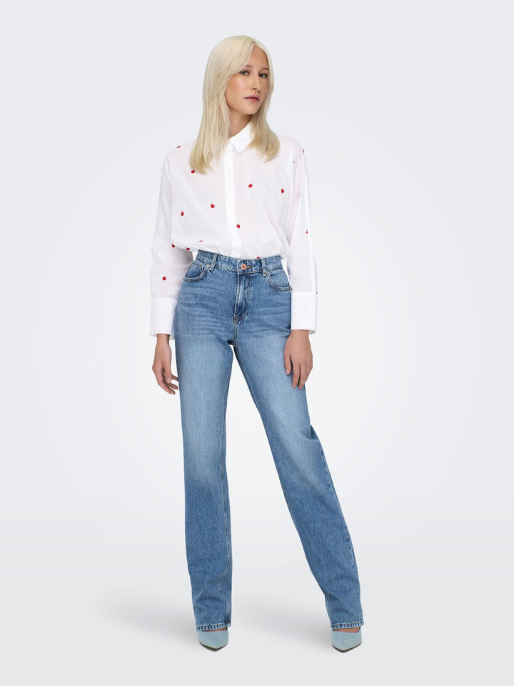 ONLY Lina Grace Bluse Langarm