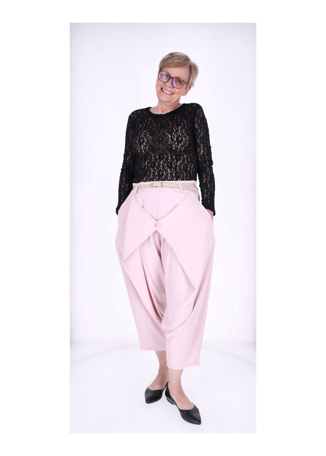 Splash of Color Damen Hose mit Knopf