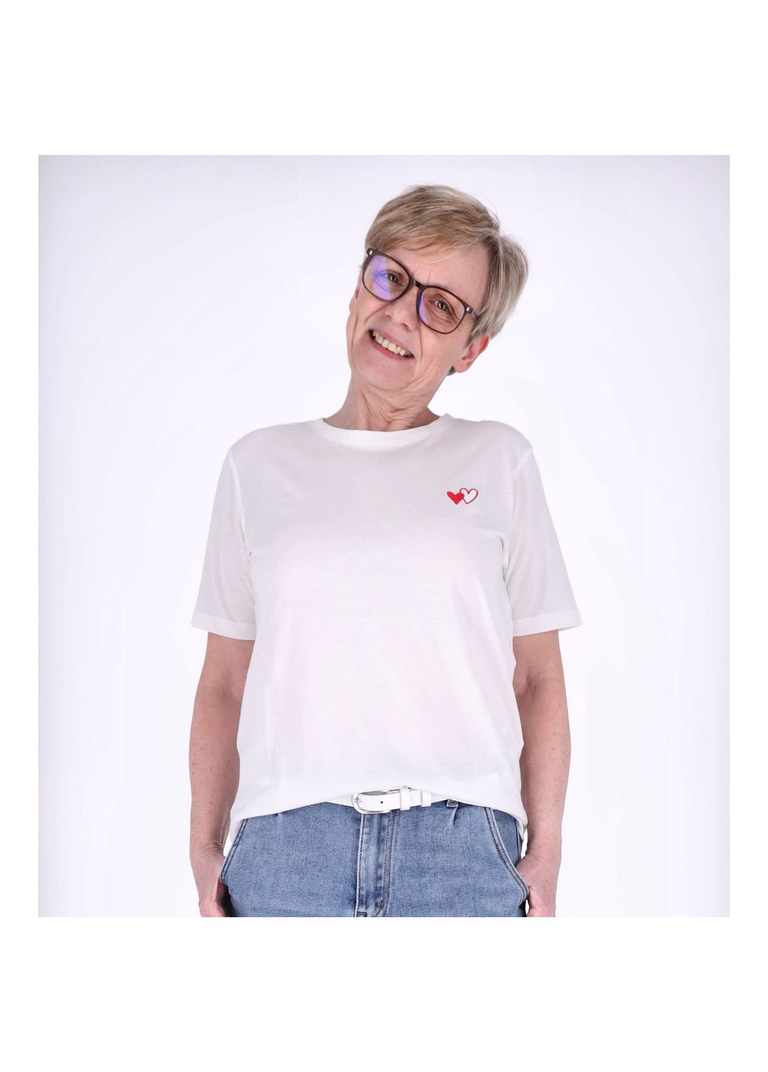 ONLY Damen T-Shirt gestreift Bio-Baumwolle