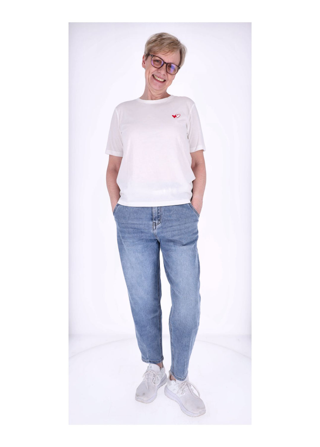 ONLY Damen T-Shirt gestreift Bio-Baumwolle