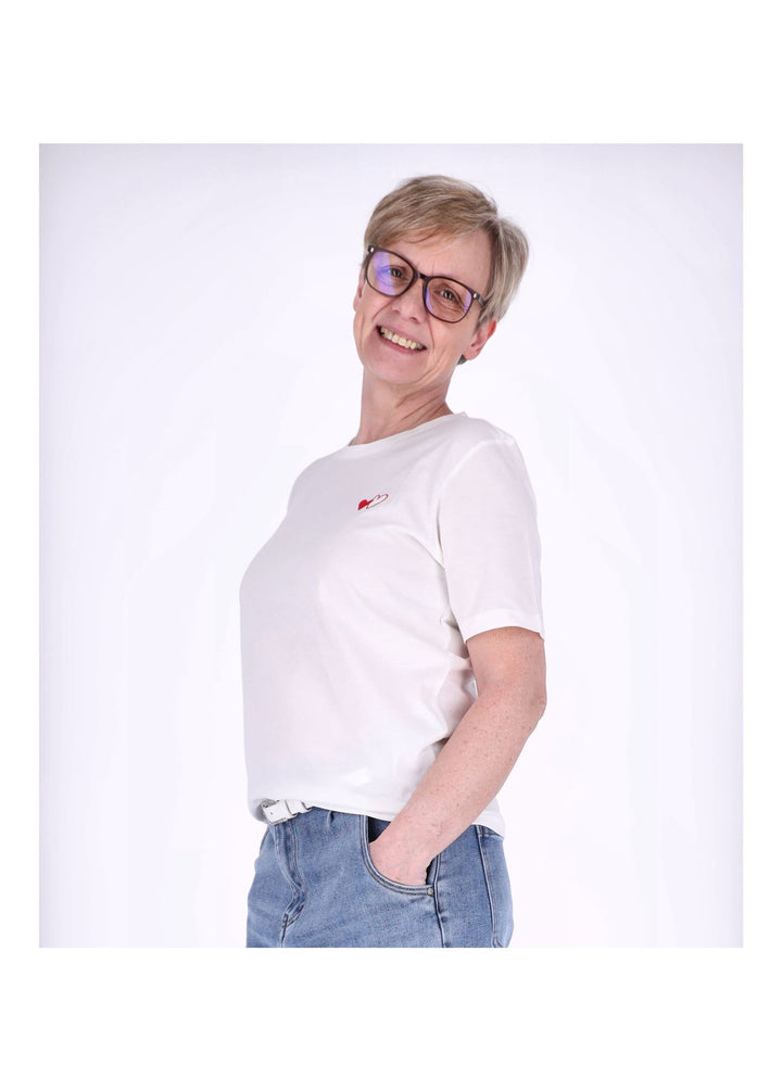 ONLY Damen T-Shirt gestreift Bio-Baumwolle