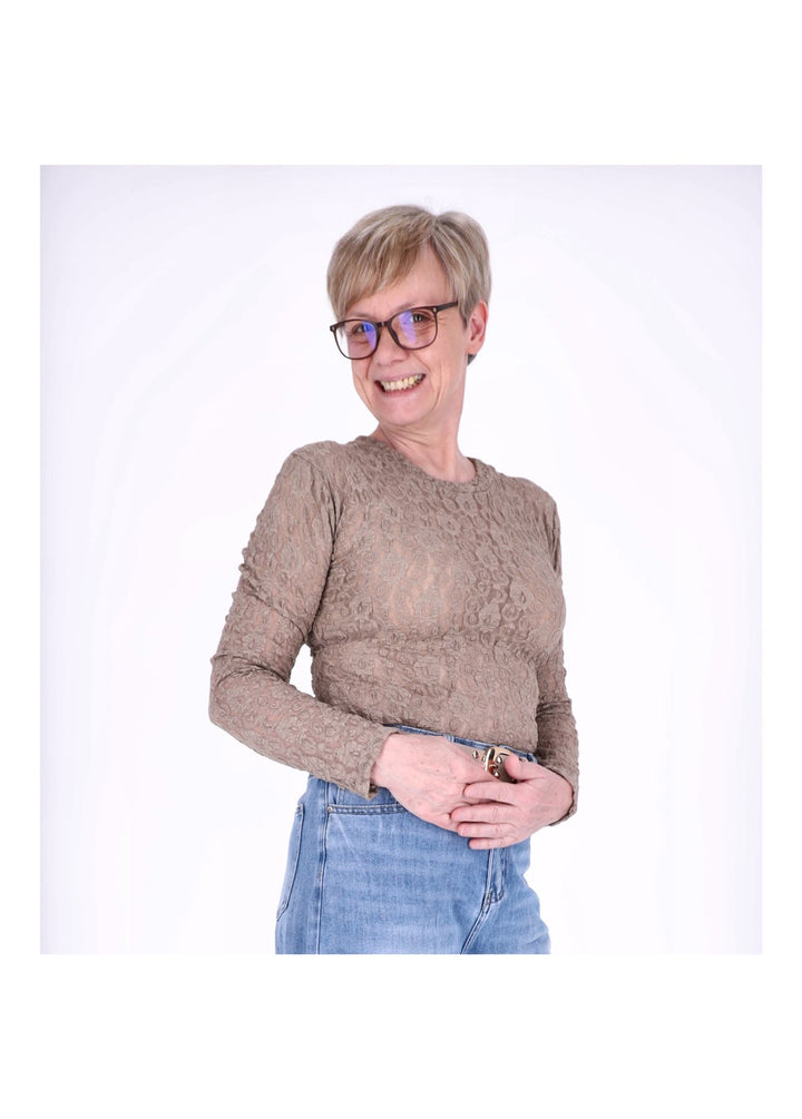 Splash of Color Spitzenshirt Damen