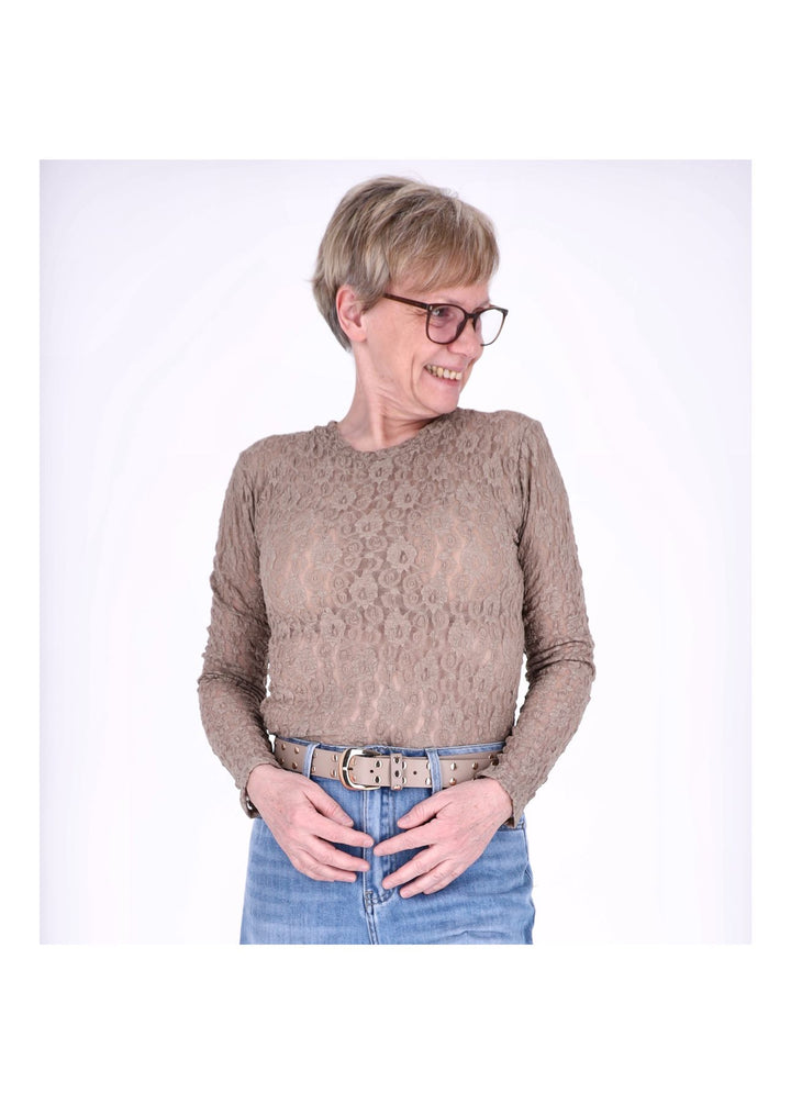 Splash of Color Spitzenshirt Damen