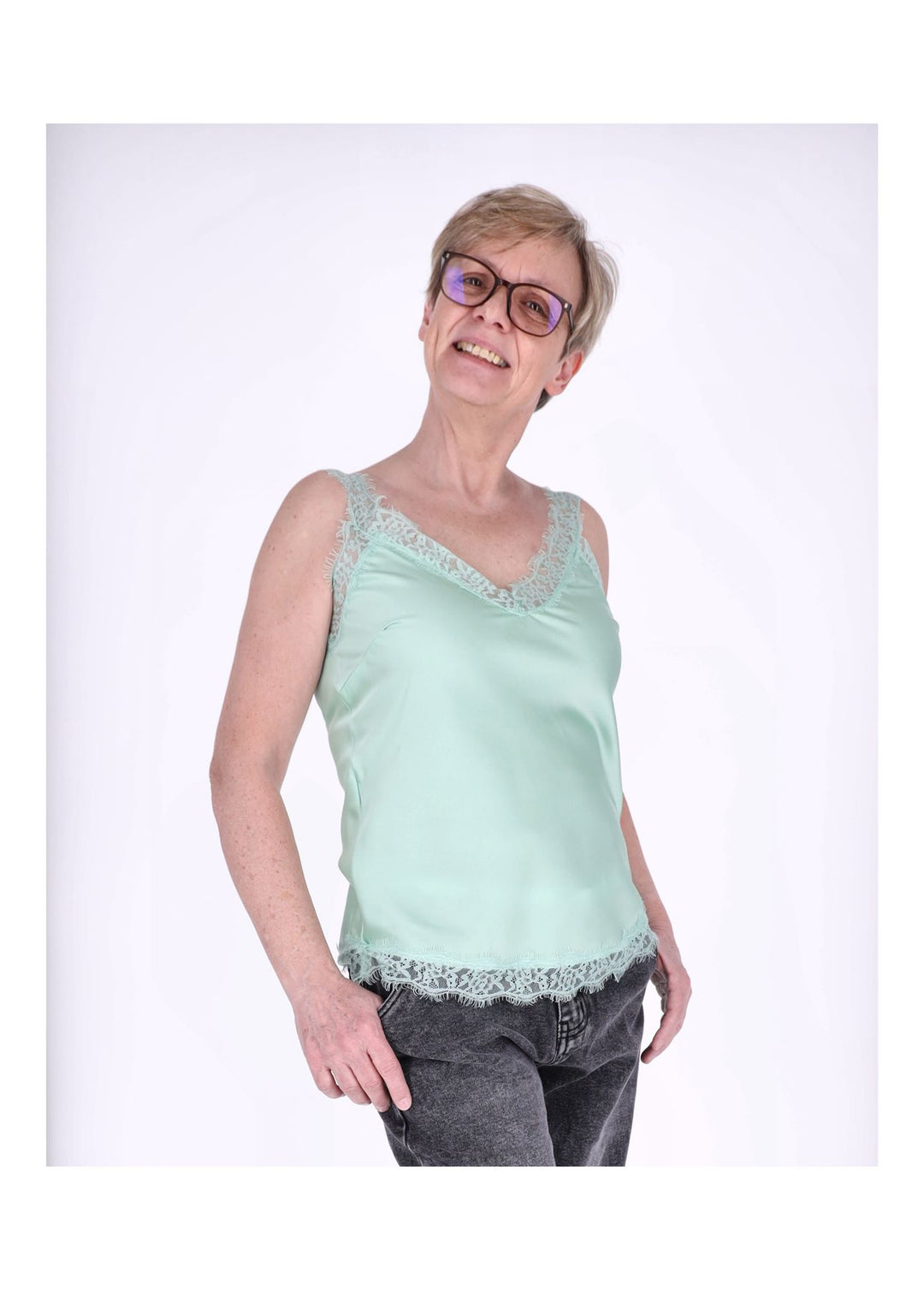 Splash of Color Top Spitze