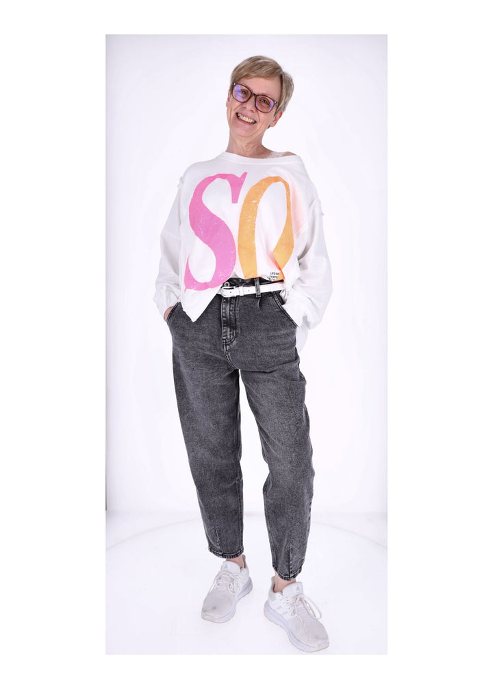 Splash of Color Damen Sweatshirt Oversize