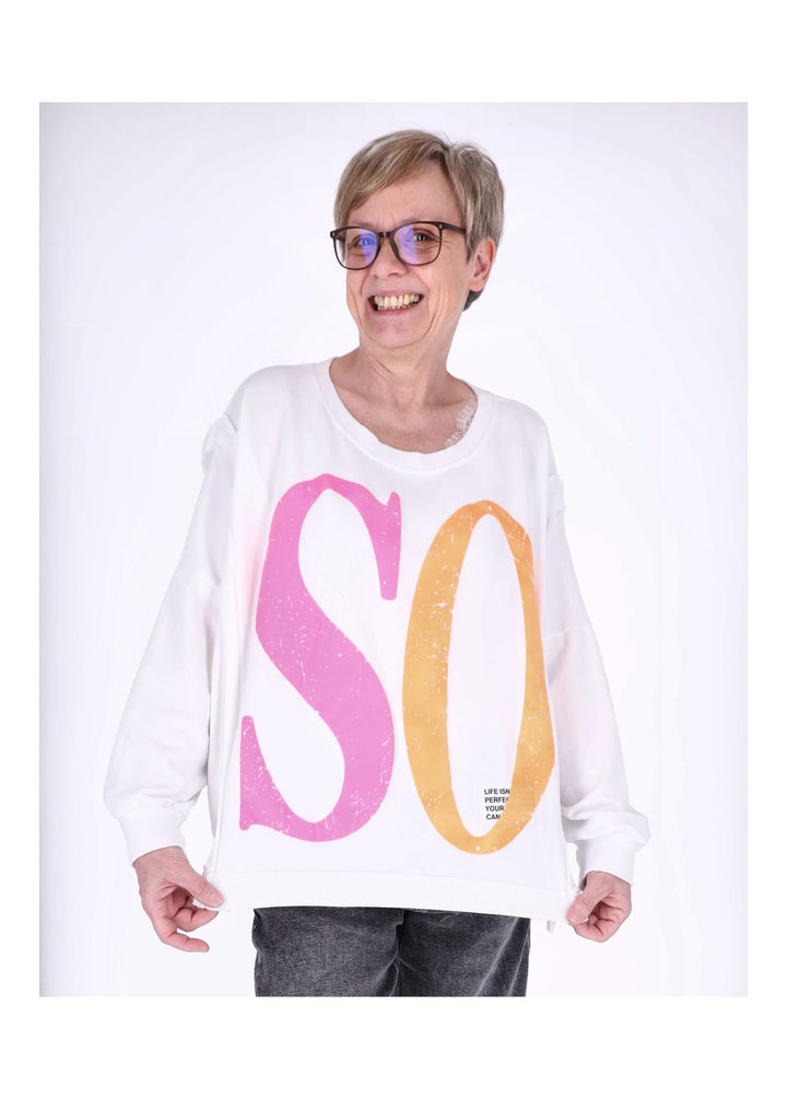 Splash of Color Damen Sweatshirt Oversize