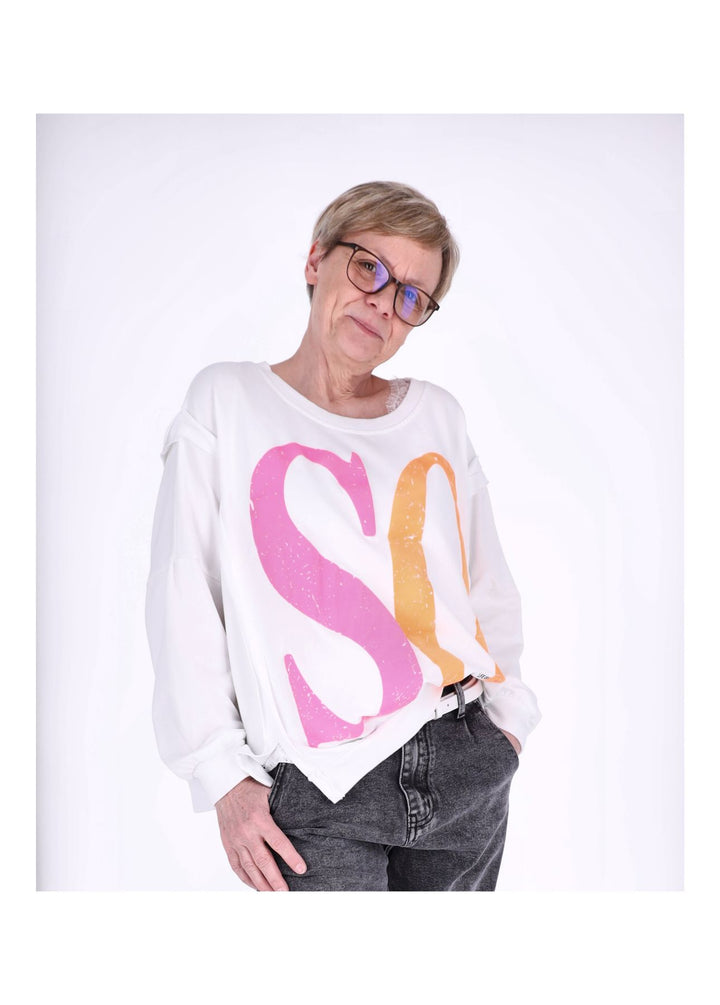 Splash of Color Damen Sweatshirt Oversize