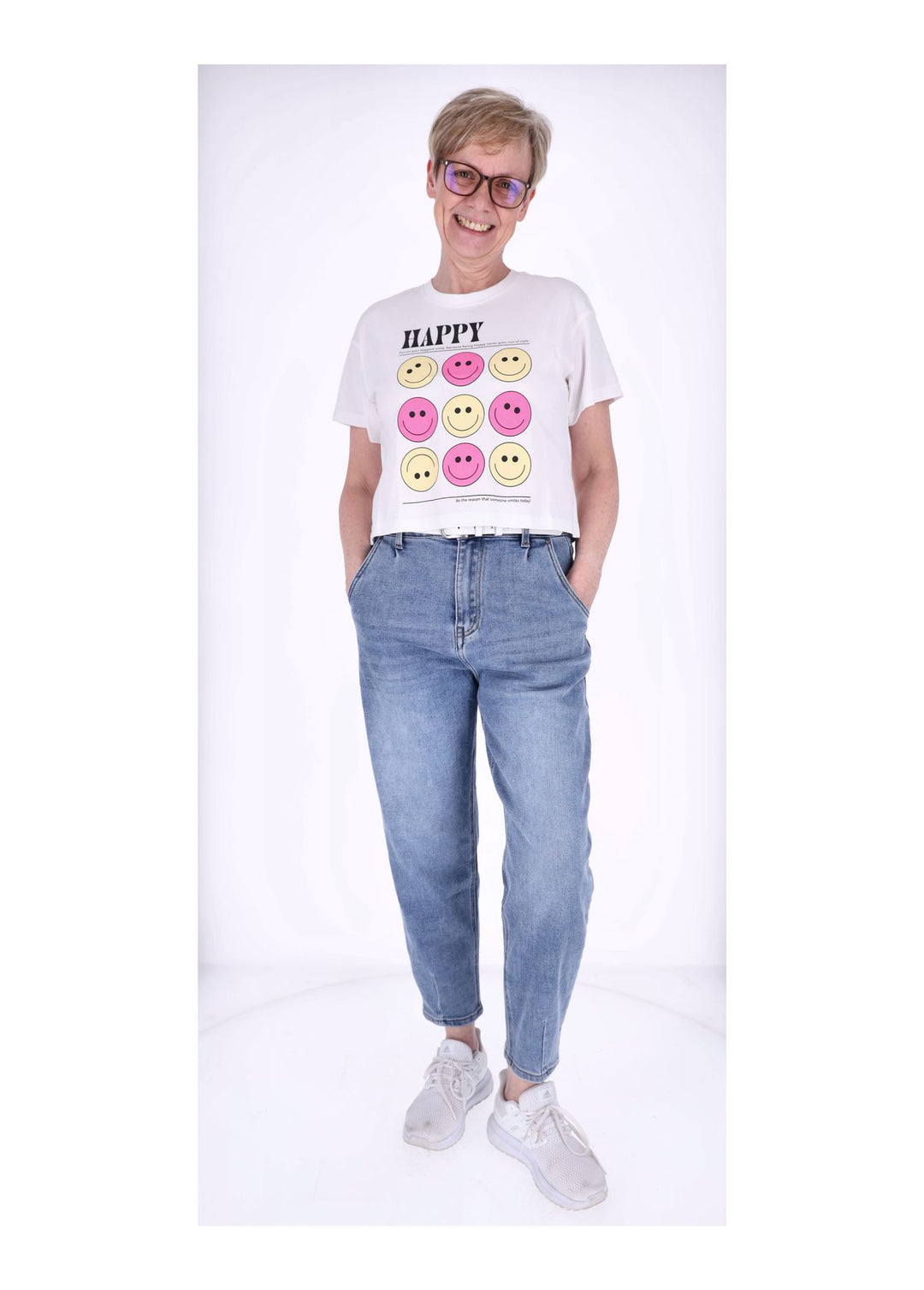 ONLY Boxy-Crop T-Shirt Damen