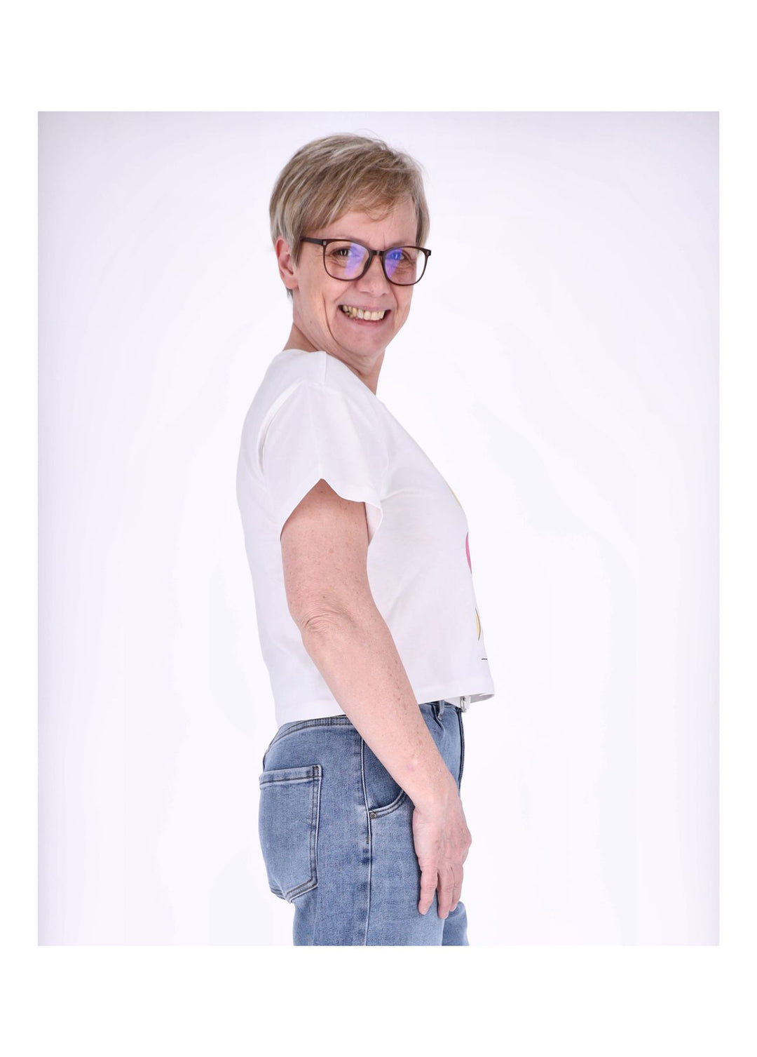 ONLY Boxy-Crop T-Shirt Damen