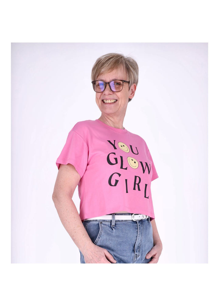 ONLY Boxy-Crop T-Shirt Damen