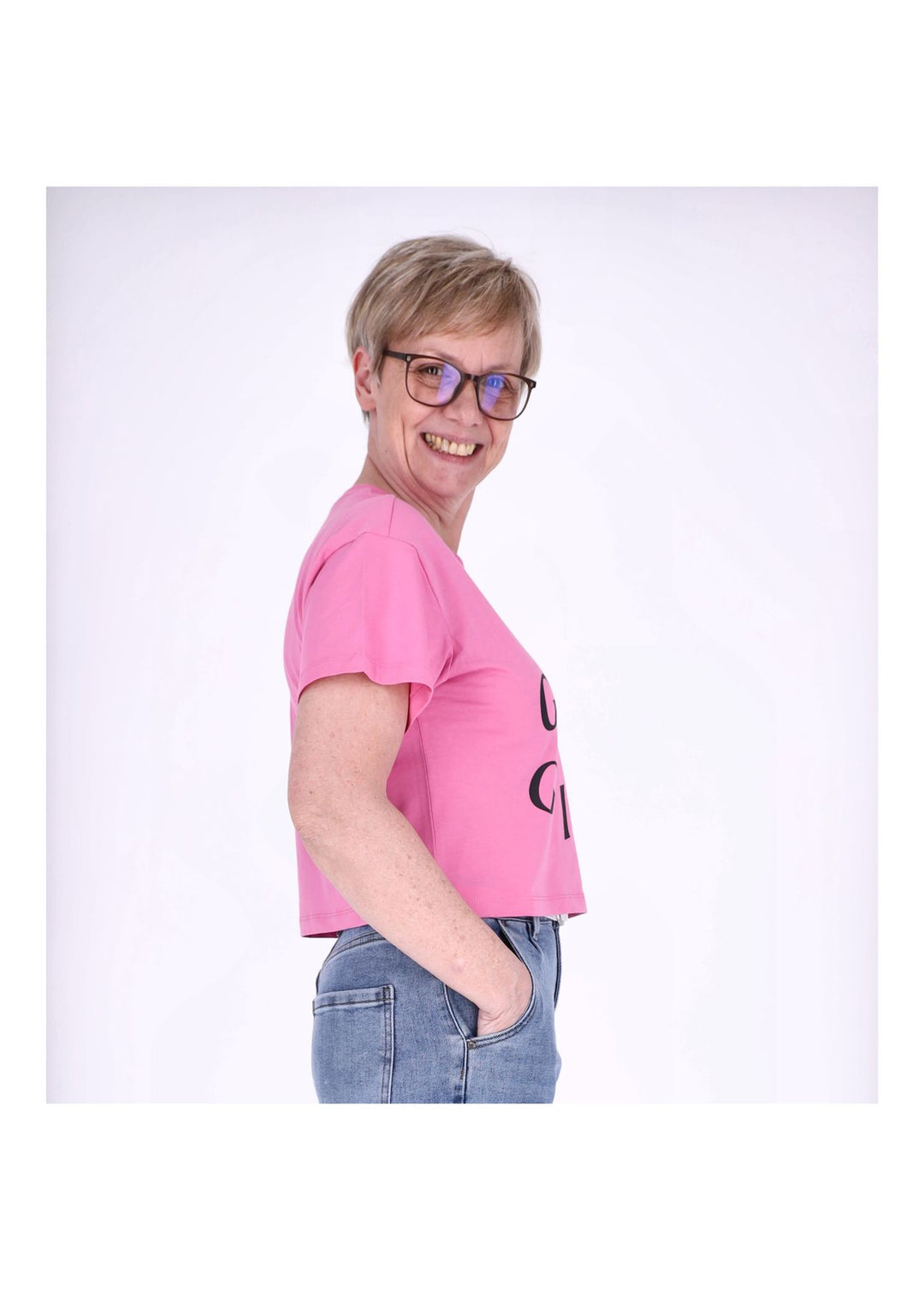 ONLY Boxy-Crop T-Shirt Damen