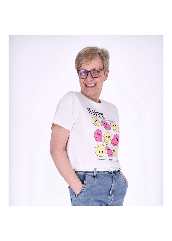 ONLY Boxy-Crop T-Shirt Damen