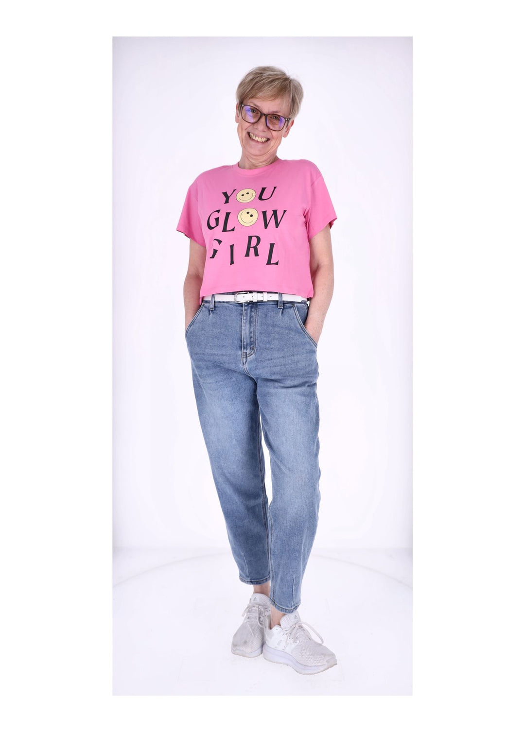 ONLY Boxy-Crop T-Shirt Damen