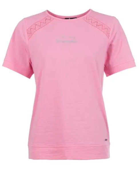 SOQUESTO Damen T-Shirt mit Spitzeneinsatz