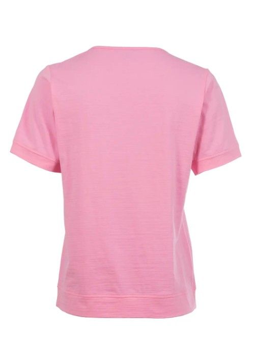 SOQUESTO Damen T-Shirt mit Spitzeneinsatz