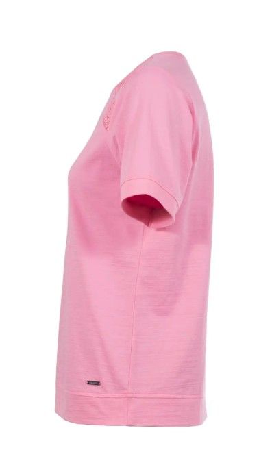 SOQUESTO Damen T-Shirt mit Spitzeneinsatz
