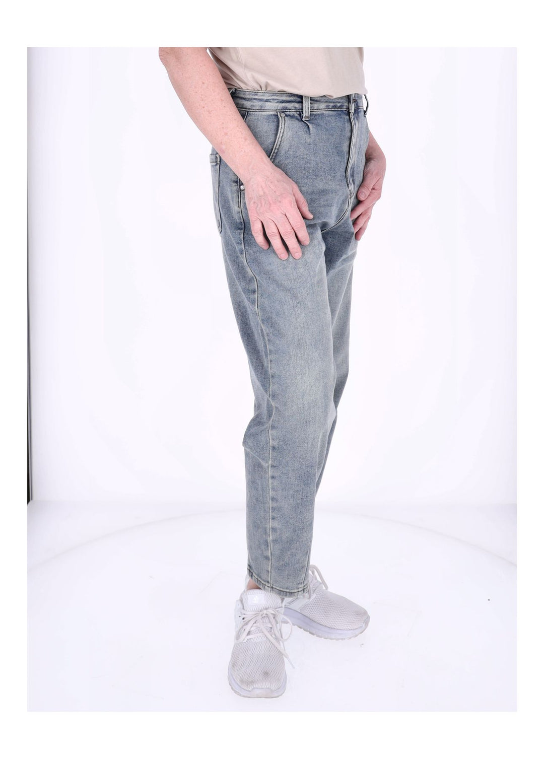 Splash of Color Damen Karotten-Jeans