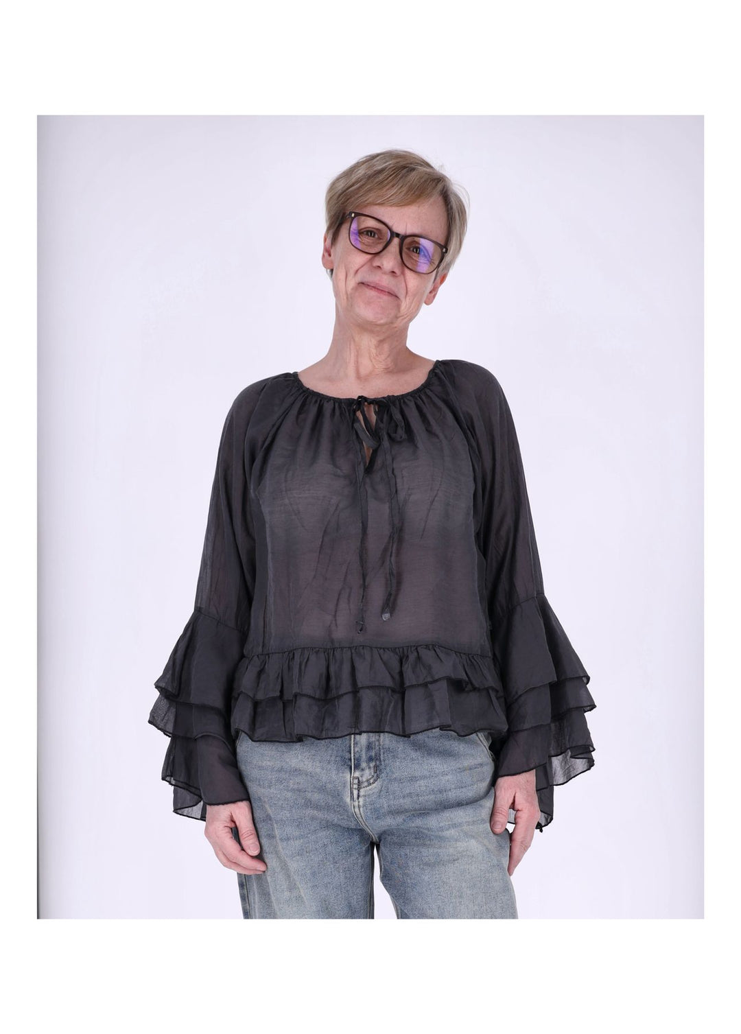 Splash of Color Blusenshirt Tunika