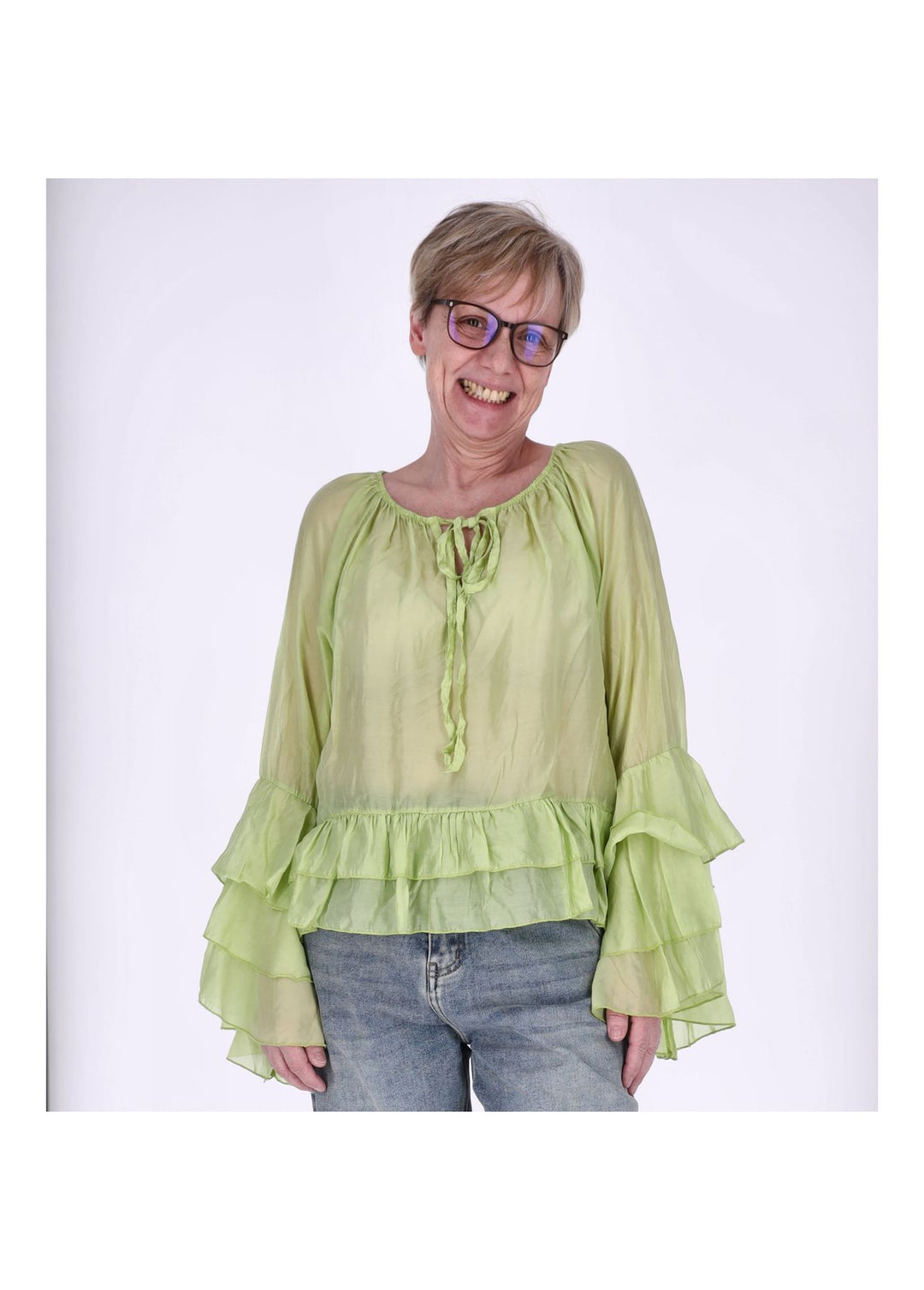 Splash of Color Blusenshirt Tunika