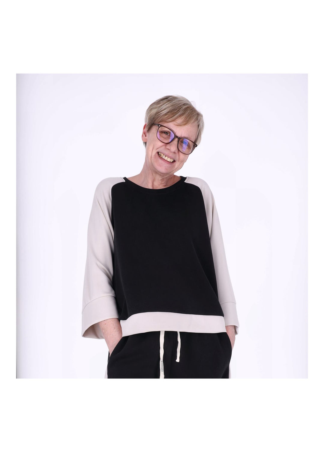 Splash of Color Damen Sweatshirt 3/4 Arm