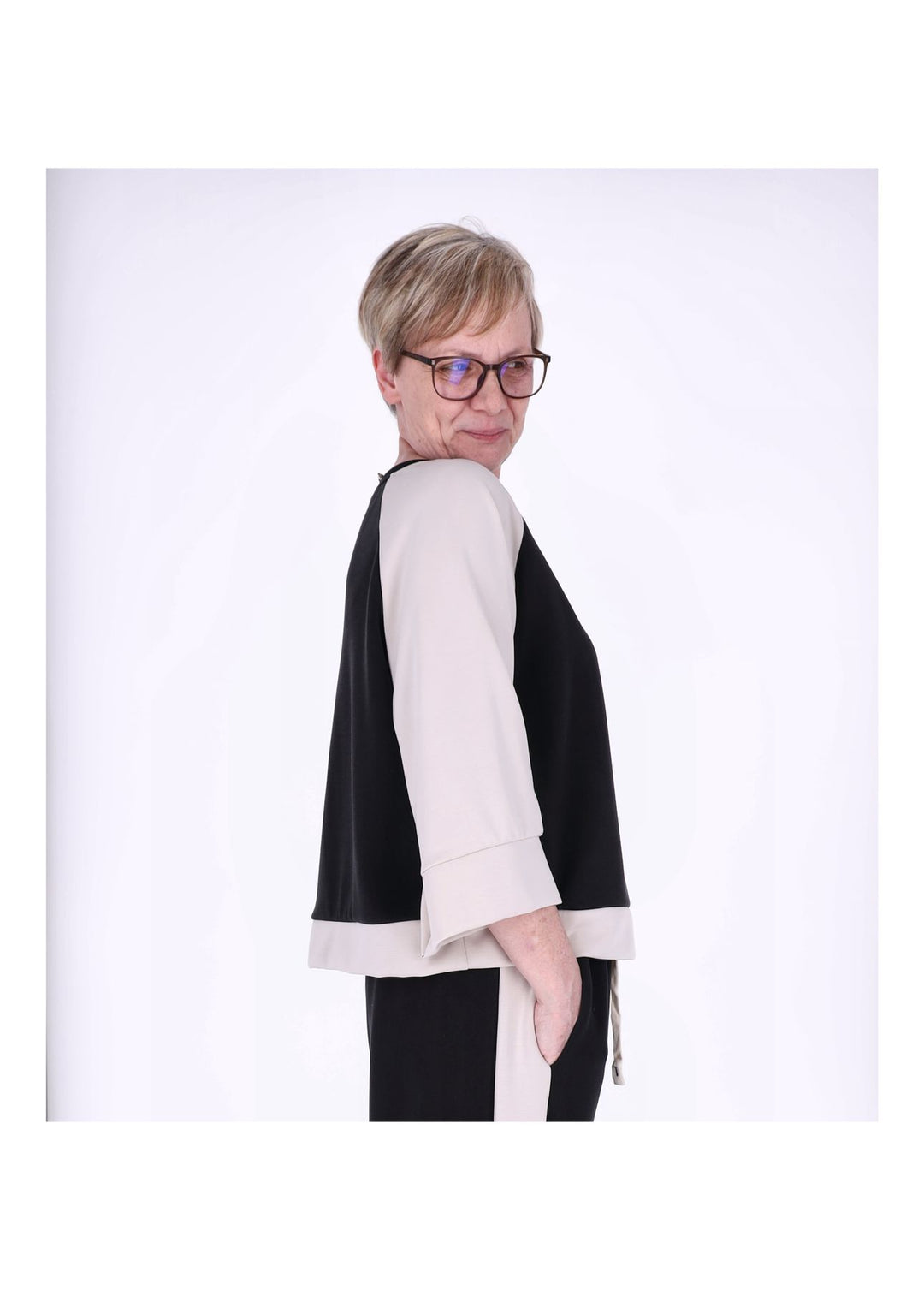 Splash of Color Damen Sweatshirt 3/4 Arm