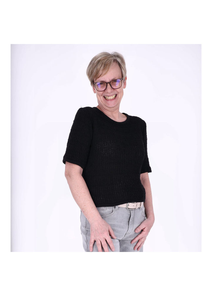 Splash of Color Damen Strick T-Shirt