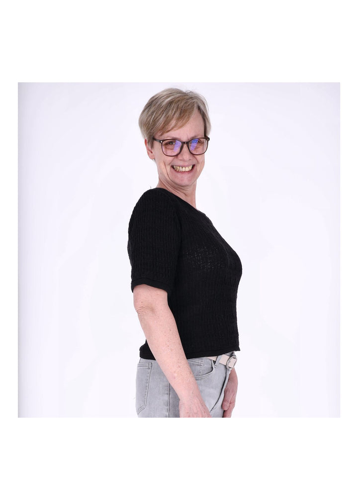 Splash of Color Damen Strick T-Shirt