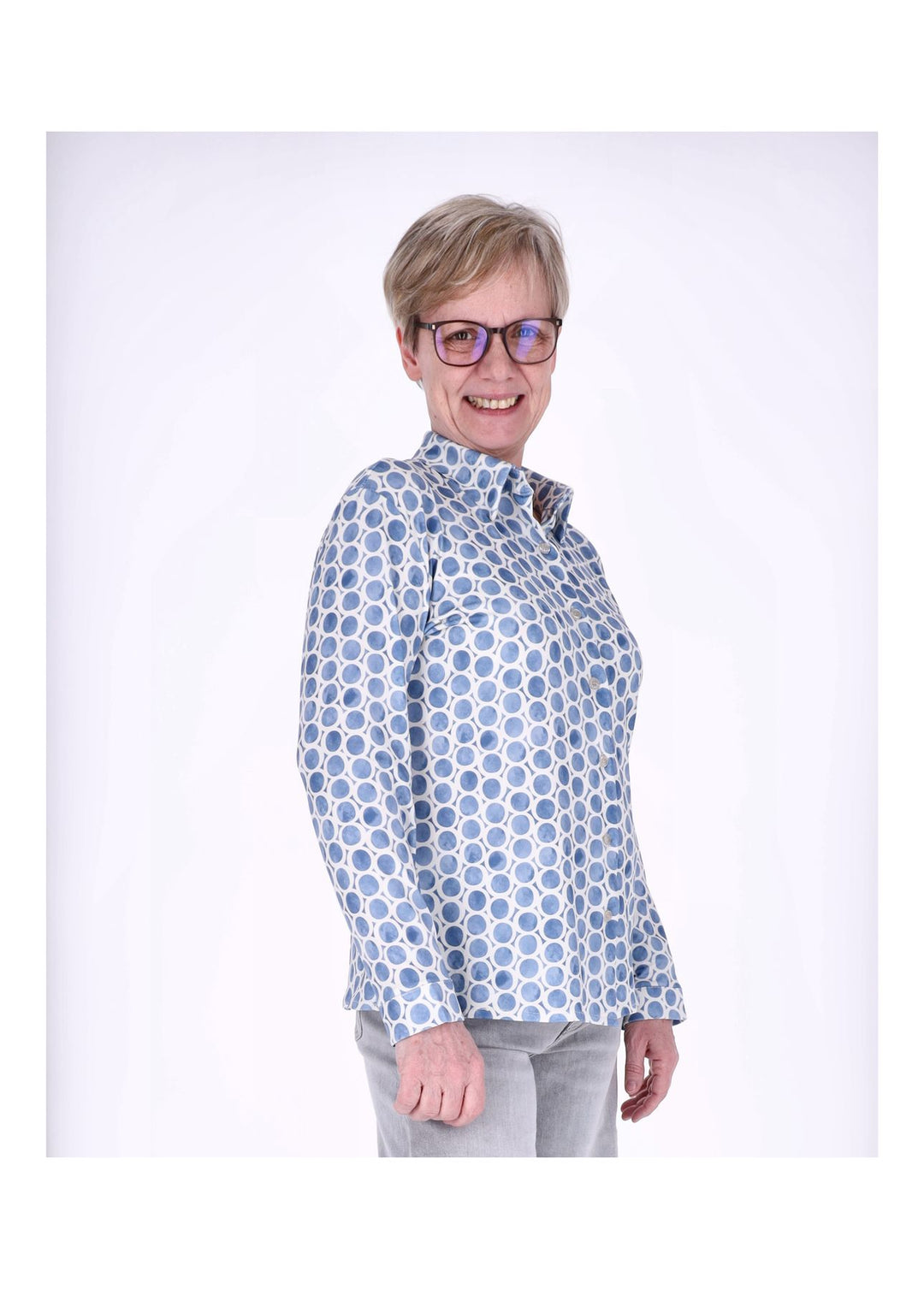 Splash of Color Damen Bluse