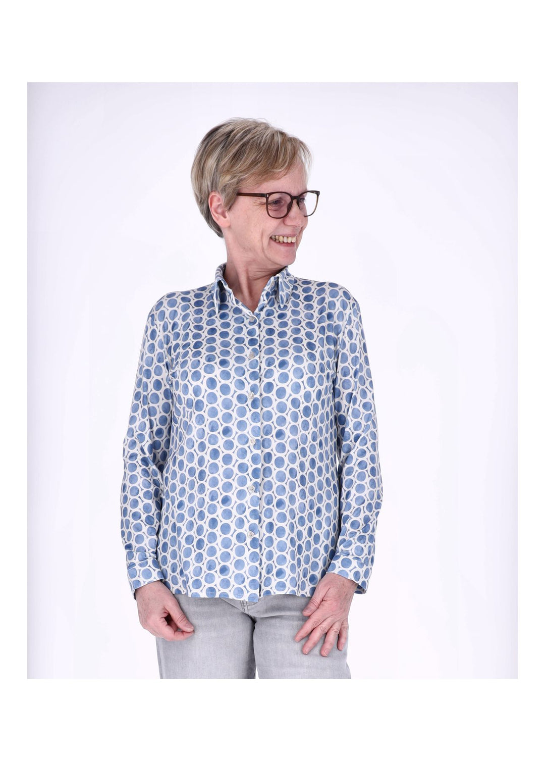 Splash of Color Damen Bluse