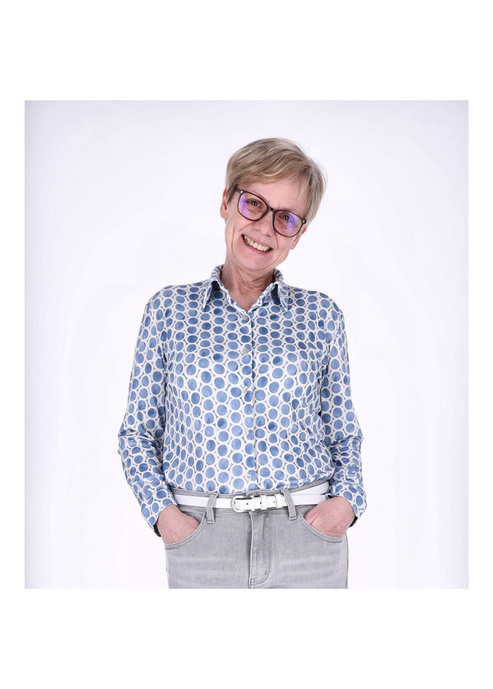 Splash of Color Damen Bluse