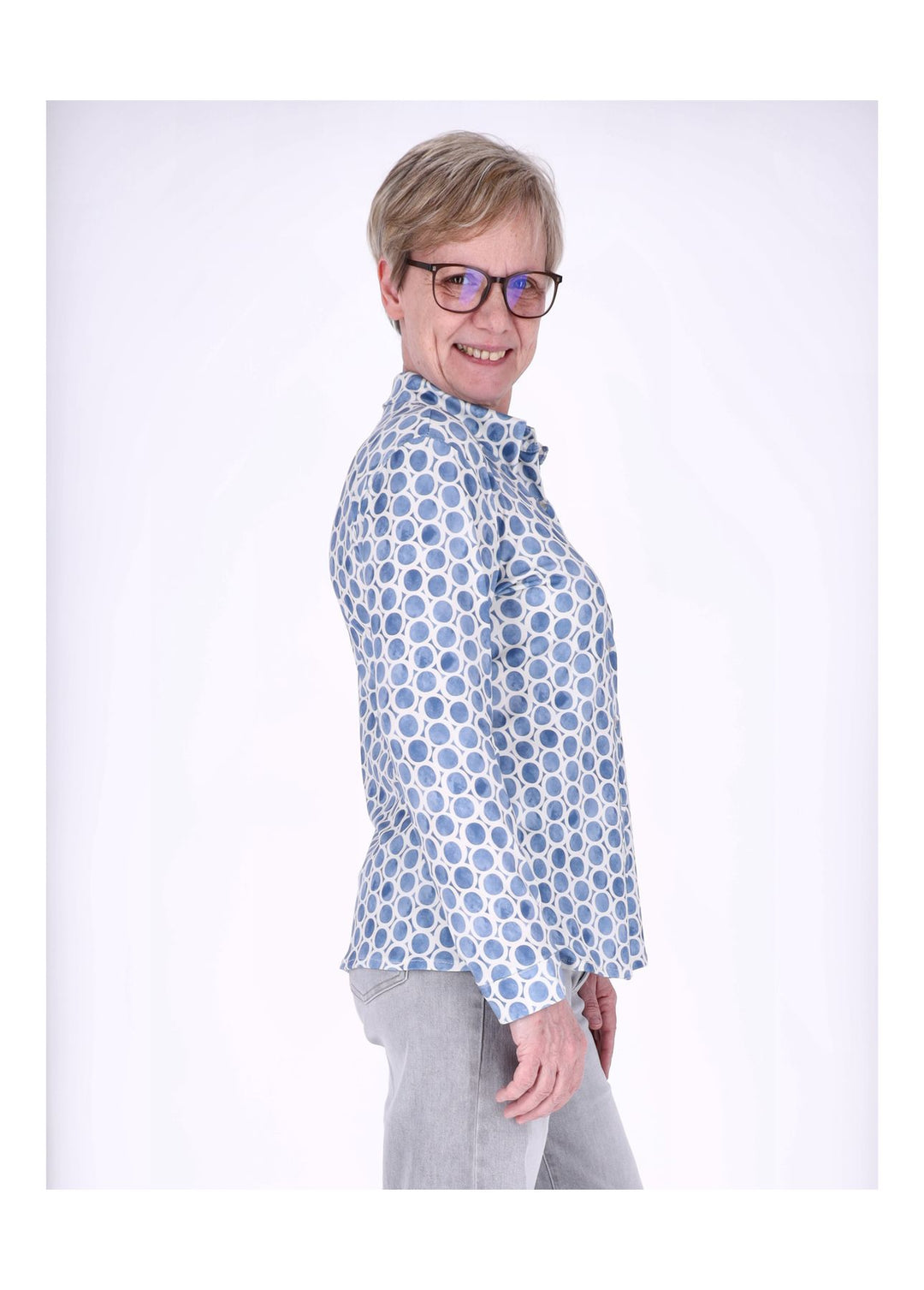 Splash of Color Damen Bluse